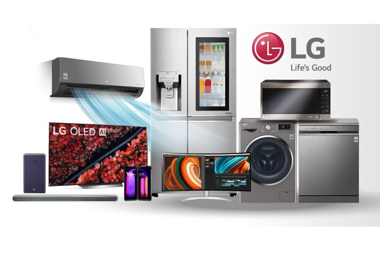We Service technician repairing an LG appliance in Chennai
